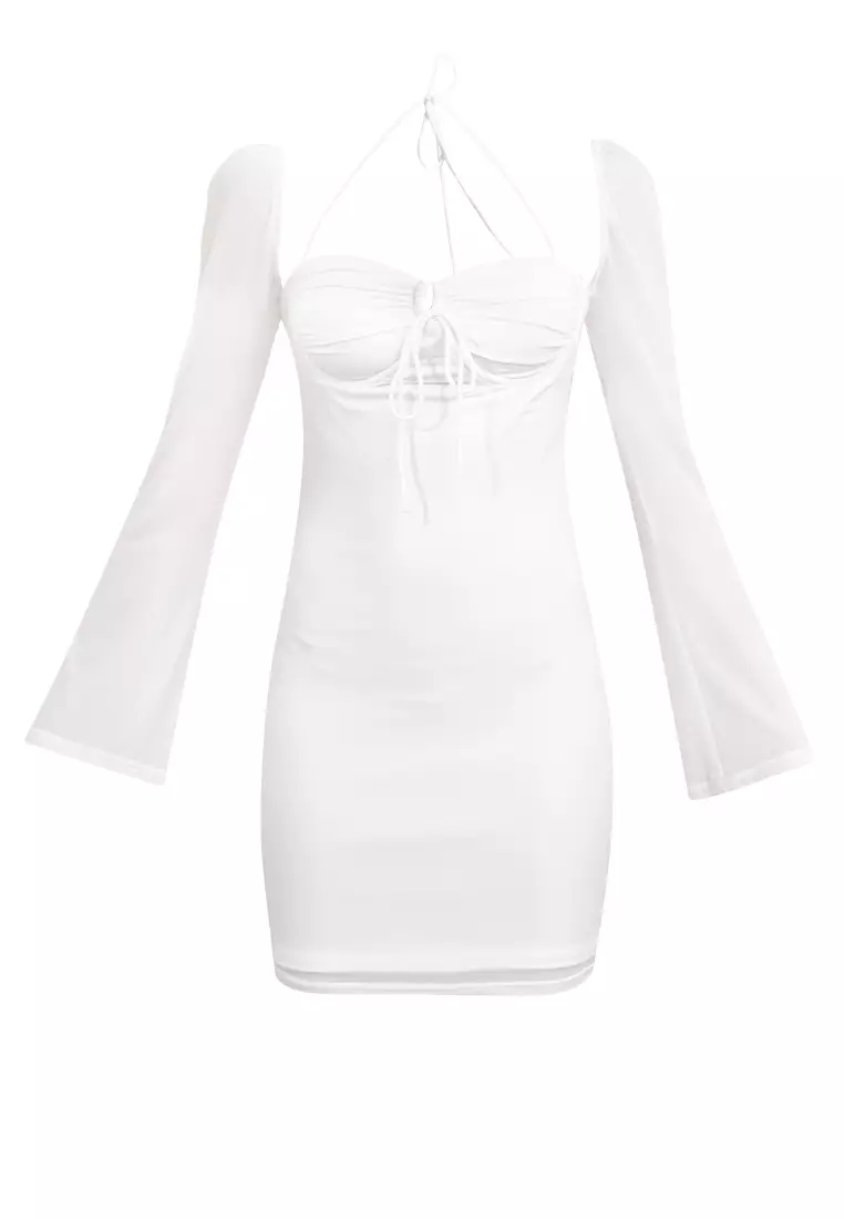 Buy Zalora Studios Chiffon Halter Mini Dress 2024 Online ZALORA