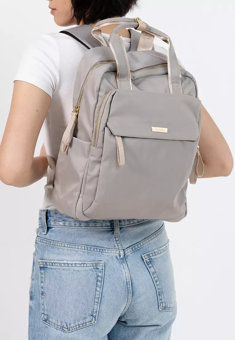 Premium Oxford Nylon Laptop Backpack with Top Handle