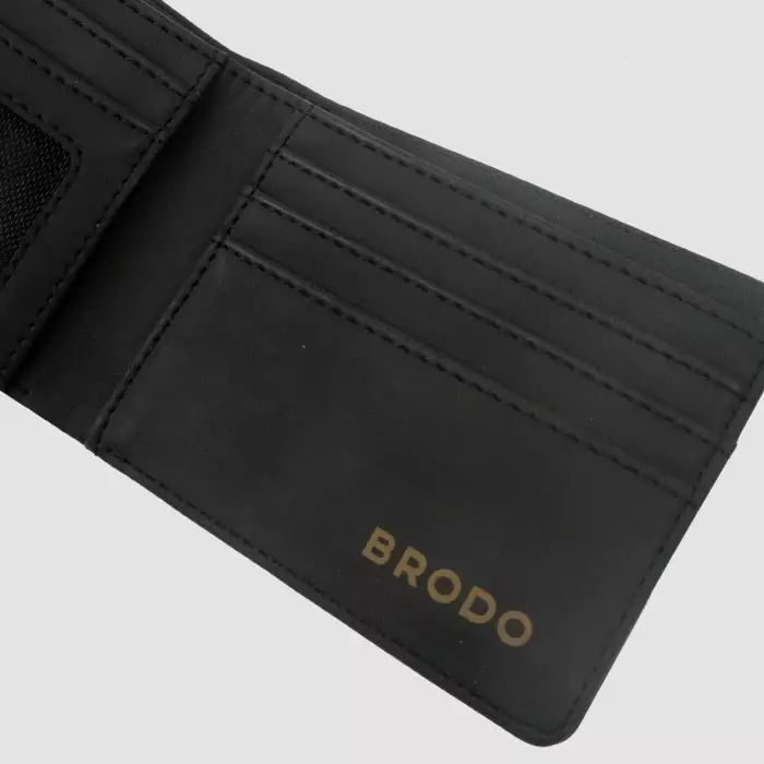 BRODO - Dompet Pria Leftscape Wallet Black