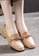 Twenty Eight Shoes beige Top Layer Cowhide Knot Buckle Loafers VL8932 A7A99SH679339EGS_3