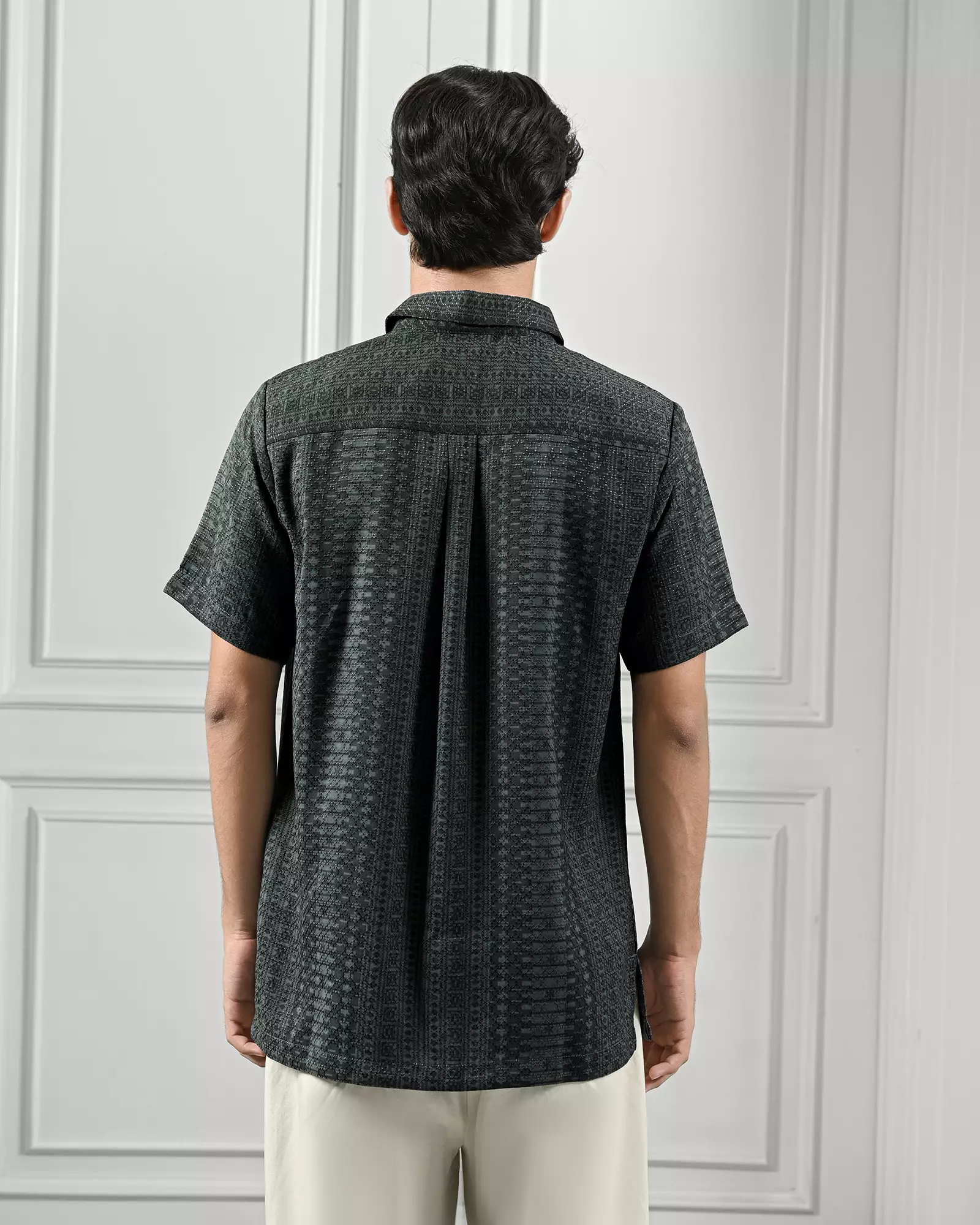 KASEP MADANA SHIRT / KEMEJA PRIA / BAJU LEBARAN - EMERALD
