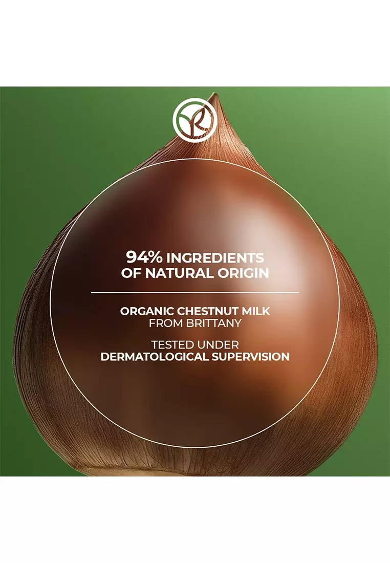 Gentle Shampoo 300ml - with organic chestnut milk, Sulfate-free, Silicon-free, normal to dry hair