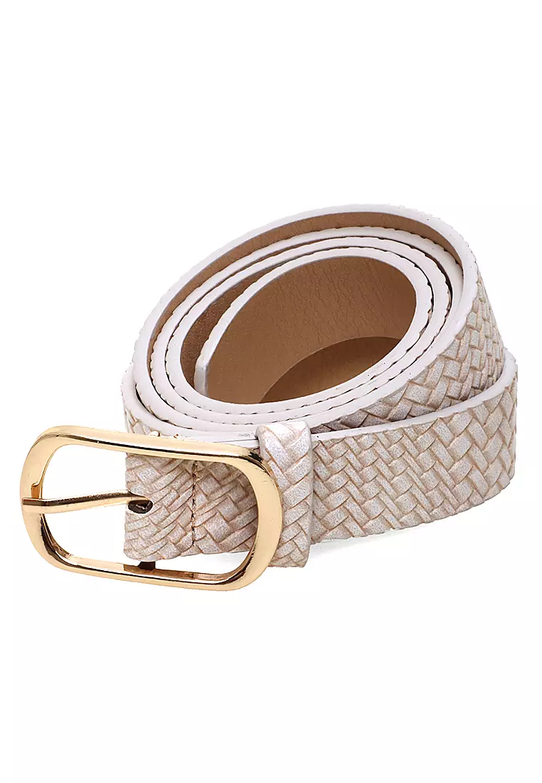 Jual Hamlin Fern Belt Gesper Ikat Pinggang Wanita Motif Classic