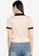MISSGUIDED beige Contrast Collar Knitted Top CD180AA4C598AAGS_2