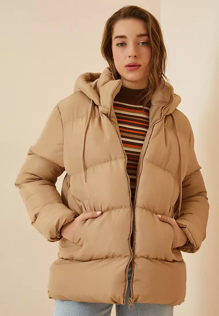 Hooded Puffy Coat