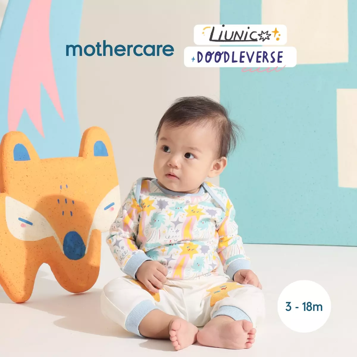 Mothercare Liunic Baby Set - Set Baju Bayi Unisex (Multi)