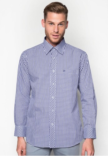 迷你格紋長袖襯衫salon esprit, 服飾, 襯衫