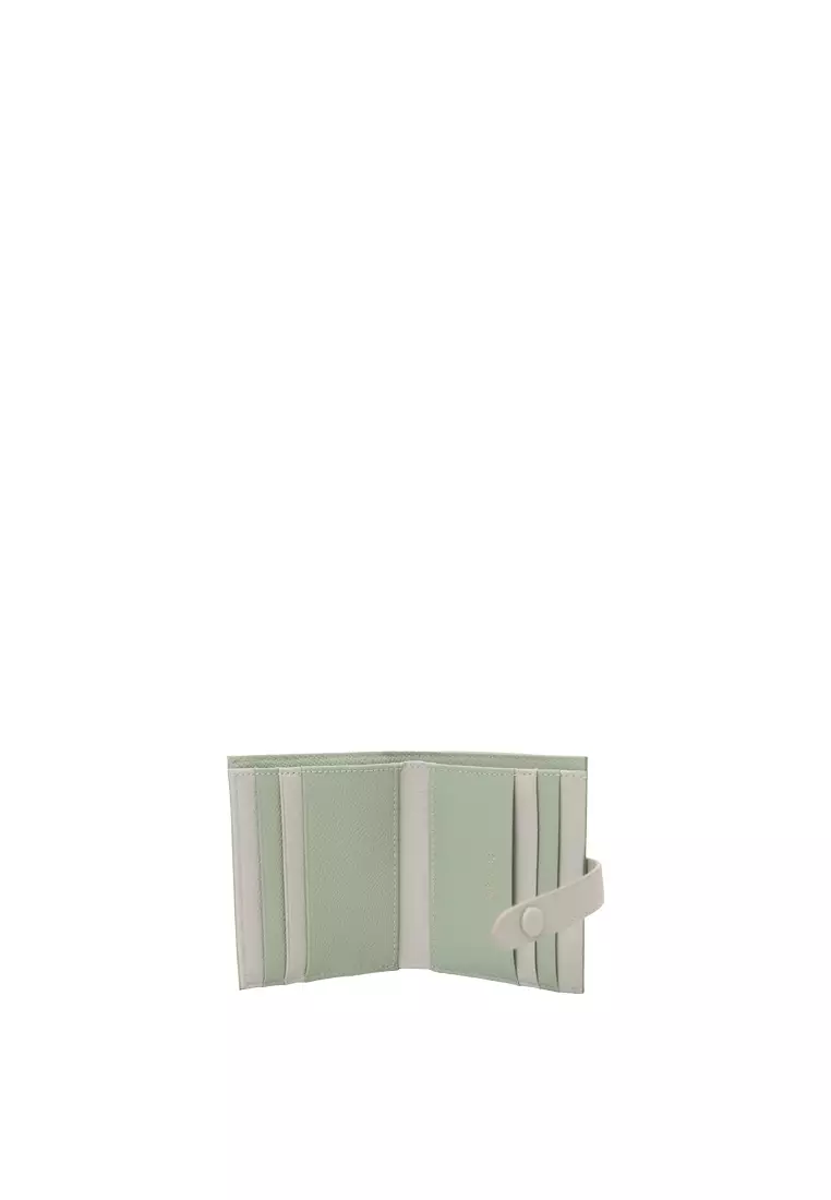 Snap Button Wallet - Mint