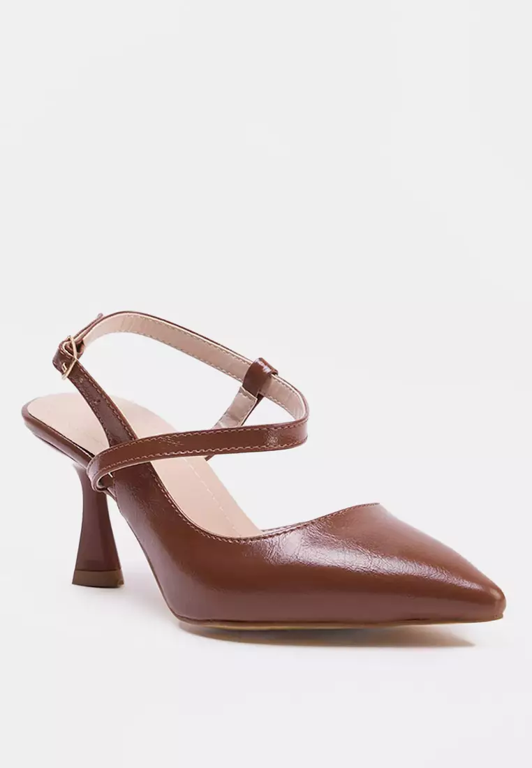 Ankle Strap Classic Heeled Shoes