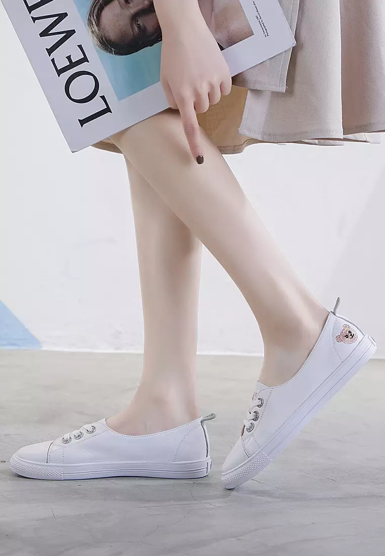 Smart Causal Leather Sneakers RX5186