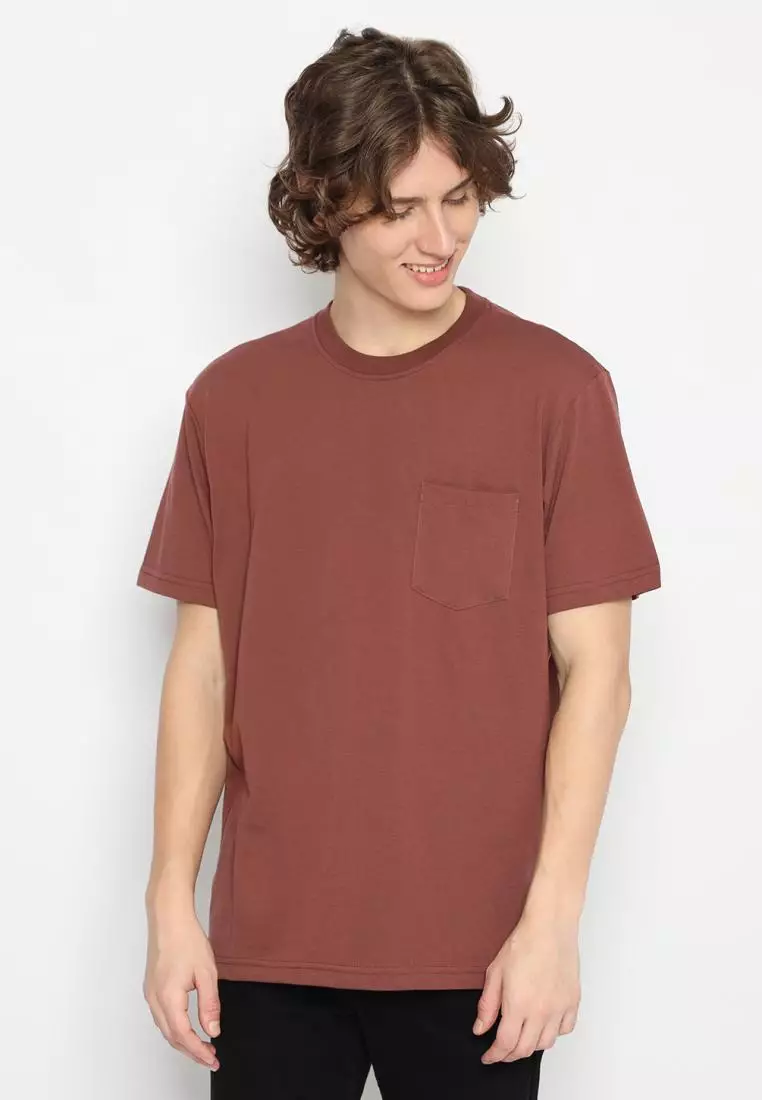 MATSUDA Kaos Polos Pocket T Shirt Cotton Chuo