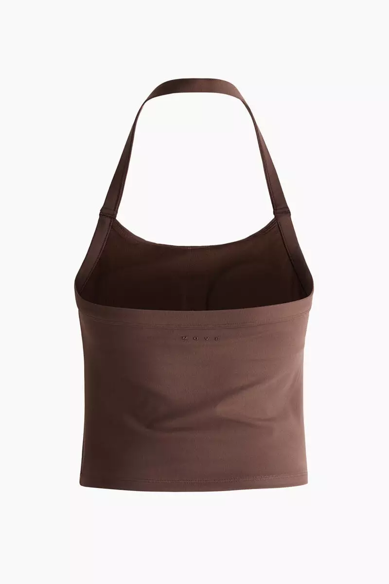 Halterneck sports vest top with SoftMove™