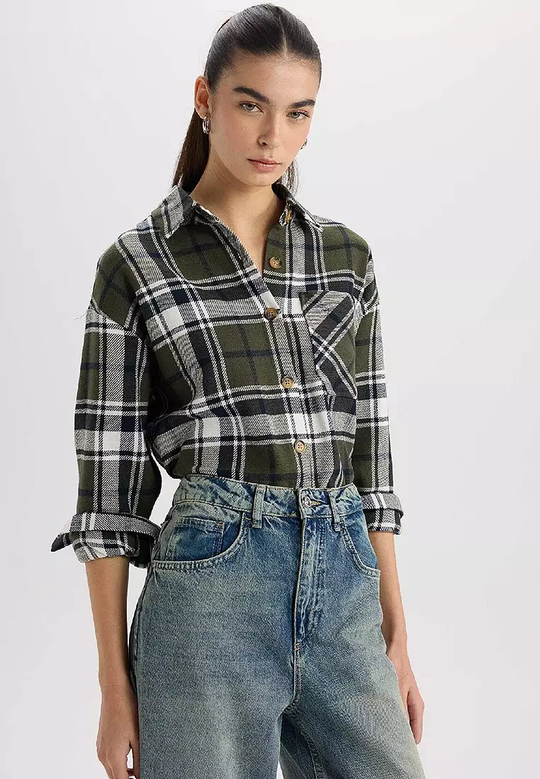 Checkered Flannel Lumberjack Shirt