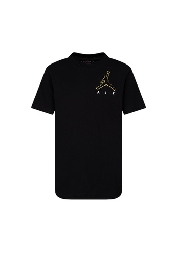 Jordan black Jordan Boy's Jumpman Air Shine Short Sleeves Tee - Black 55AAEKA2ECD0B3GS_1