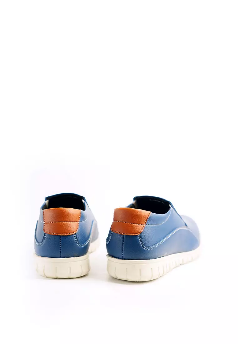 PAULMAY - Sepatu Casual Slip on Pria Modena 46 Navy