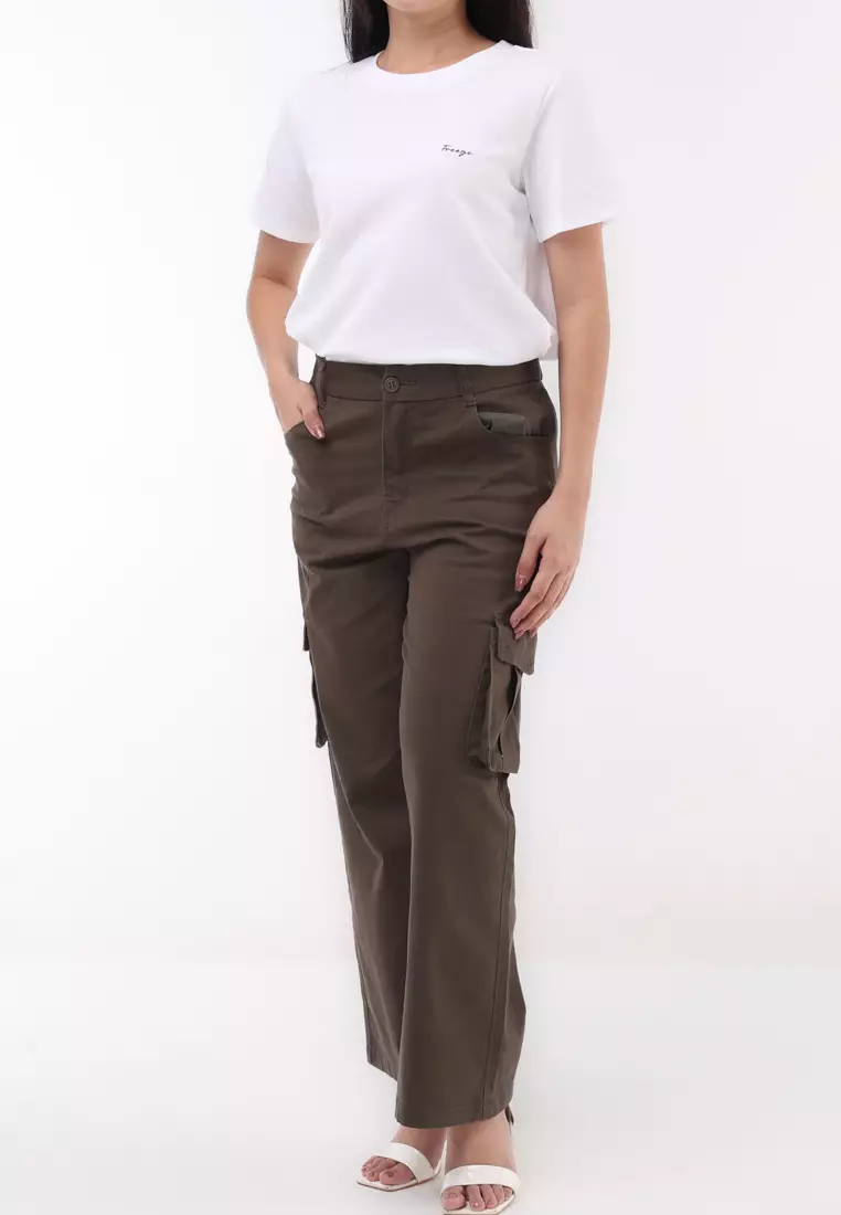 Colored Cargo Pants Ladies