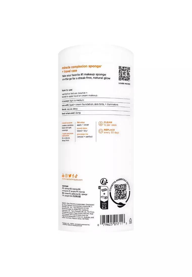 Real Techniques Miracle Complex Sponge with Travel Case