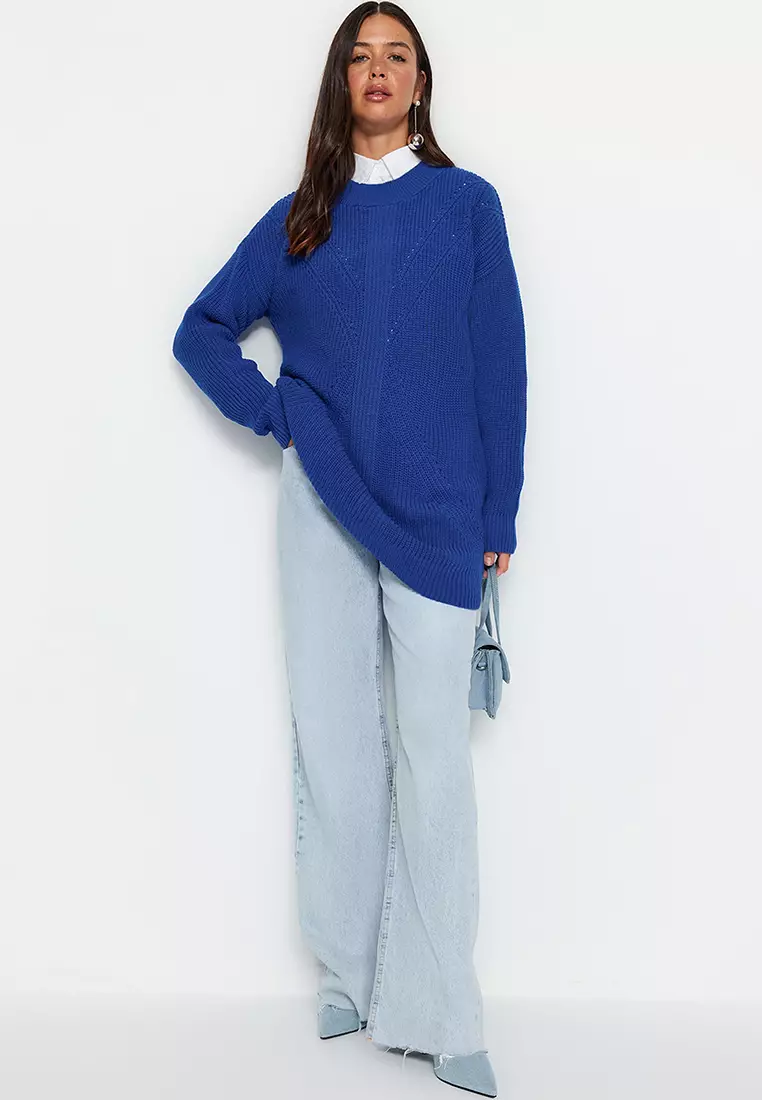 Crew Neck Knitwear Sweater