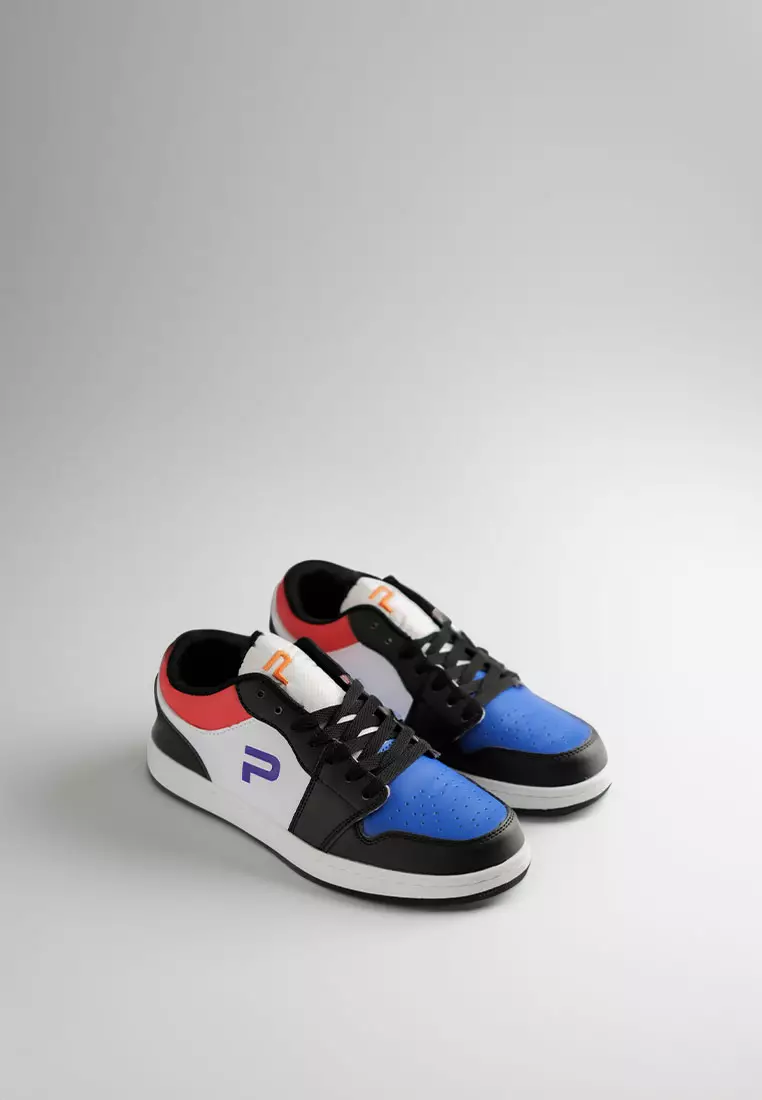 PAULMAY - Sepatu Sneakers Pria Boston - Black Blue