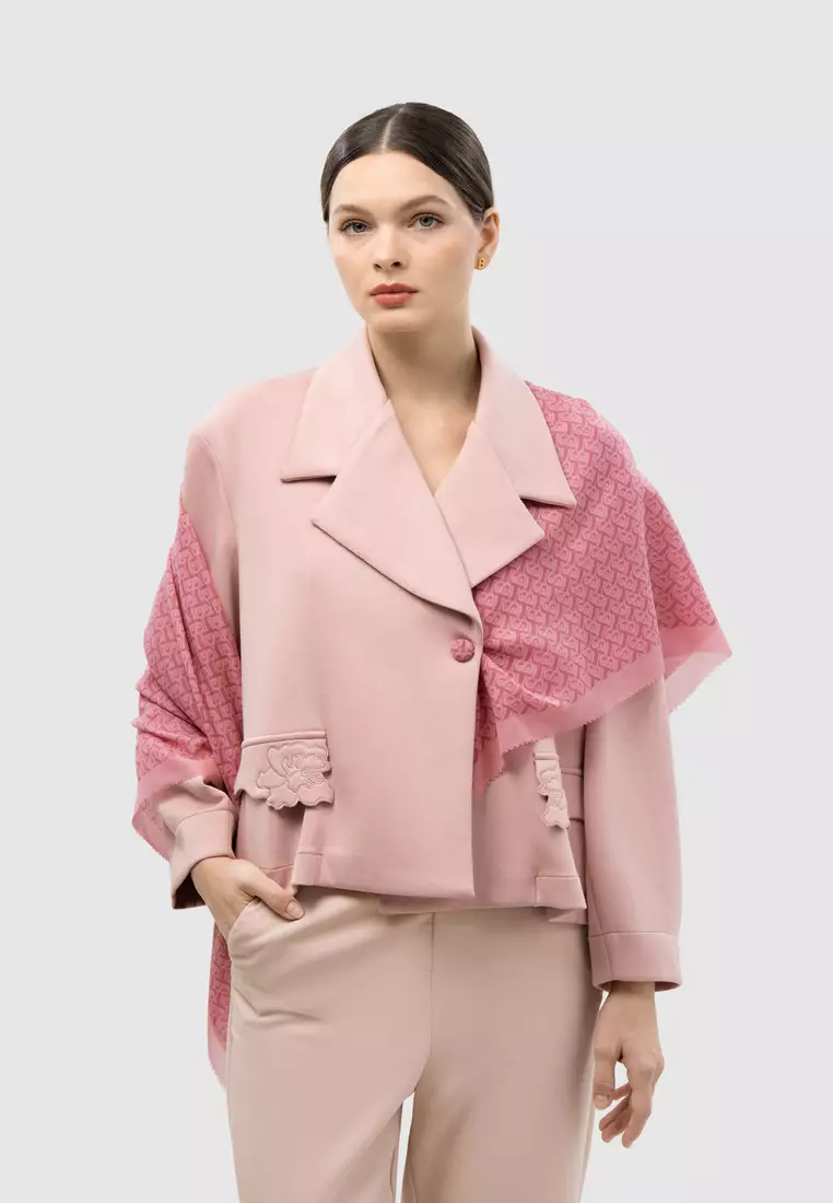 Bimu Twill Square - Plumeria