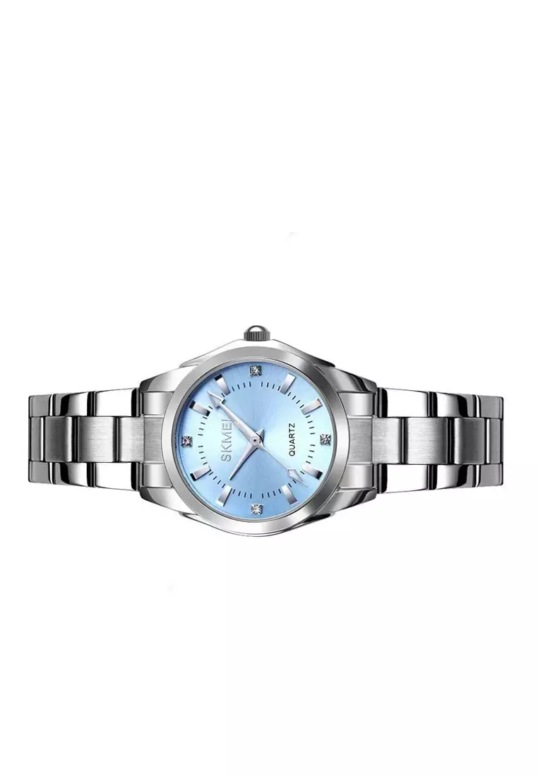 Jam Tangan Analog Wanita Water Resistant 30m Strap Tali Material Stainless Steel LE47 ORIGINAL