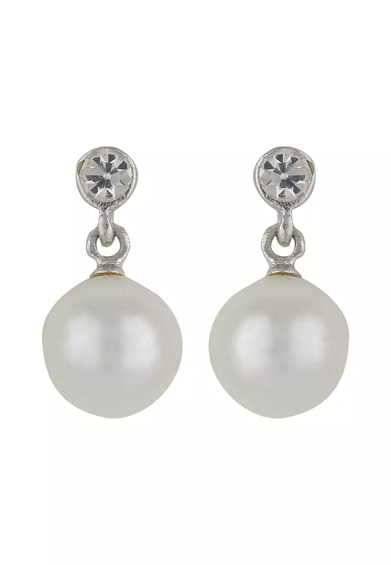 Buy estele Estele Oxidized Silver Tone Plated fancy Earrings with