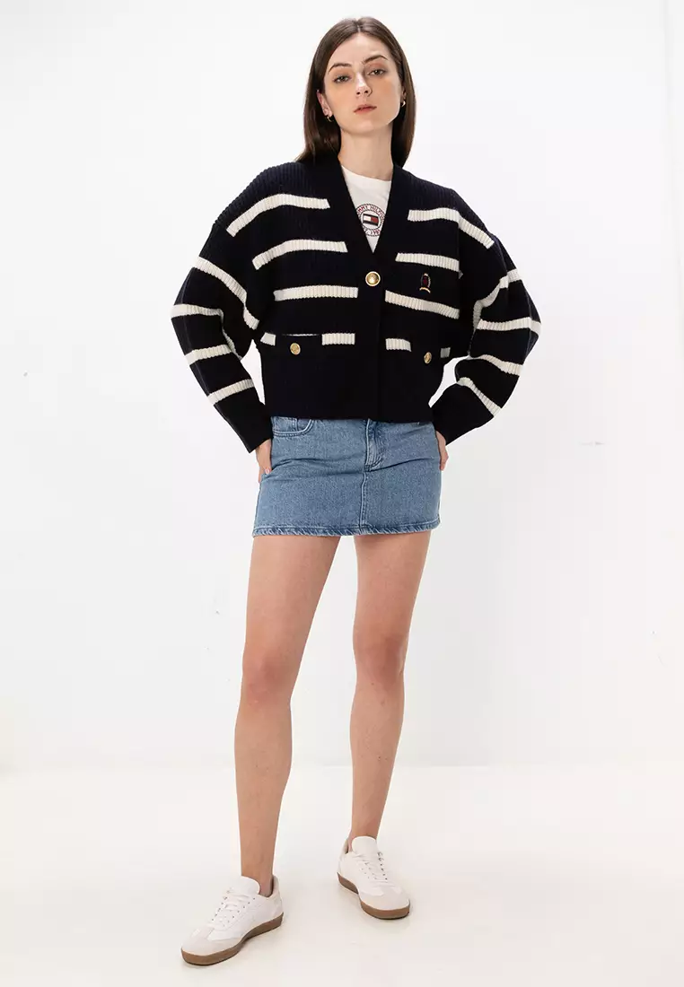 Buy Tommy Hilfiger Breton Striped Cardigan 2025 Online ZALORA