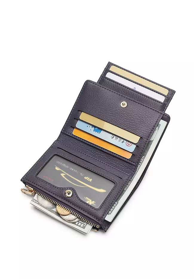 Women's 2 in 1 Purse/Wallet With Coin Compartment - Purple