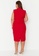 Trendyol red Plus Size High Collar Woven Dress A27A1AAB5C1E1DGS_2