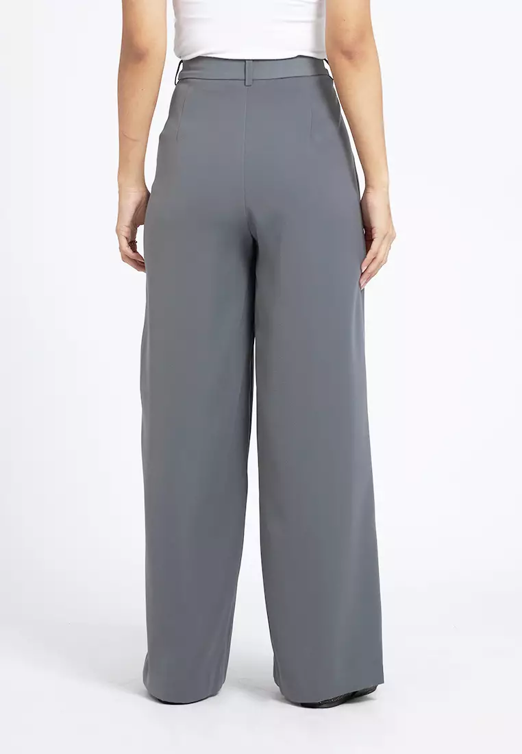 High Waist Wide Leg Pants