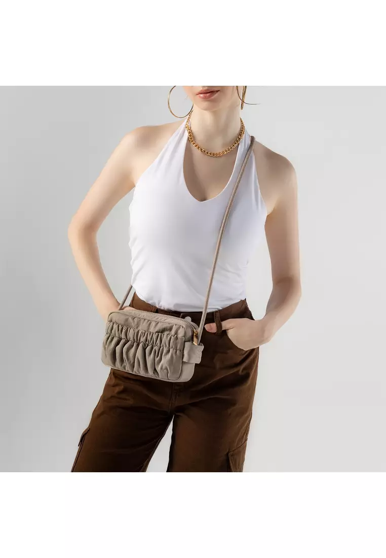 Poofah Crossbody Bag - Mocha
