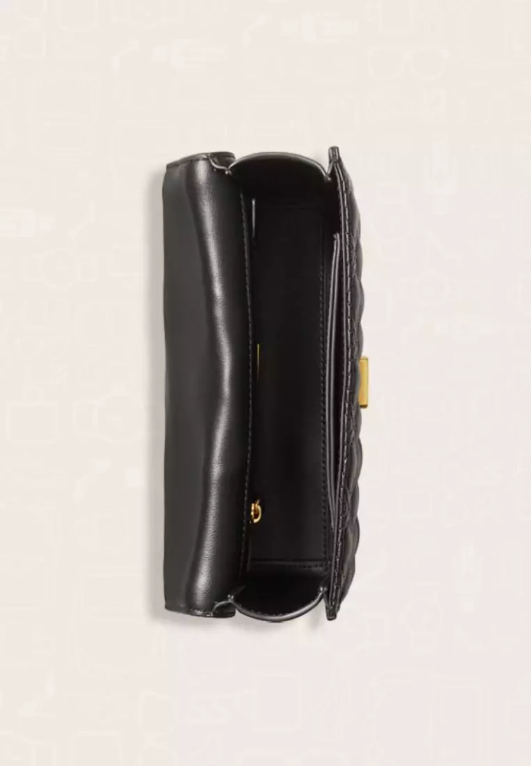 Tory Burch Small Fleming Convertible Shoulder Bag Black