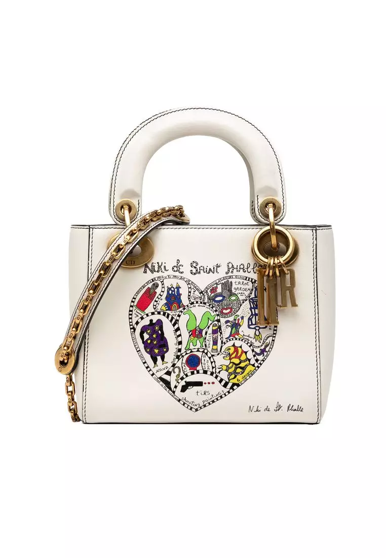 Pre-Loved Dior Niki De Saint Phalle Mini Calfskin Lady Dior