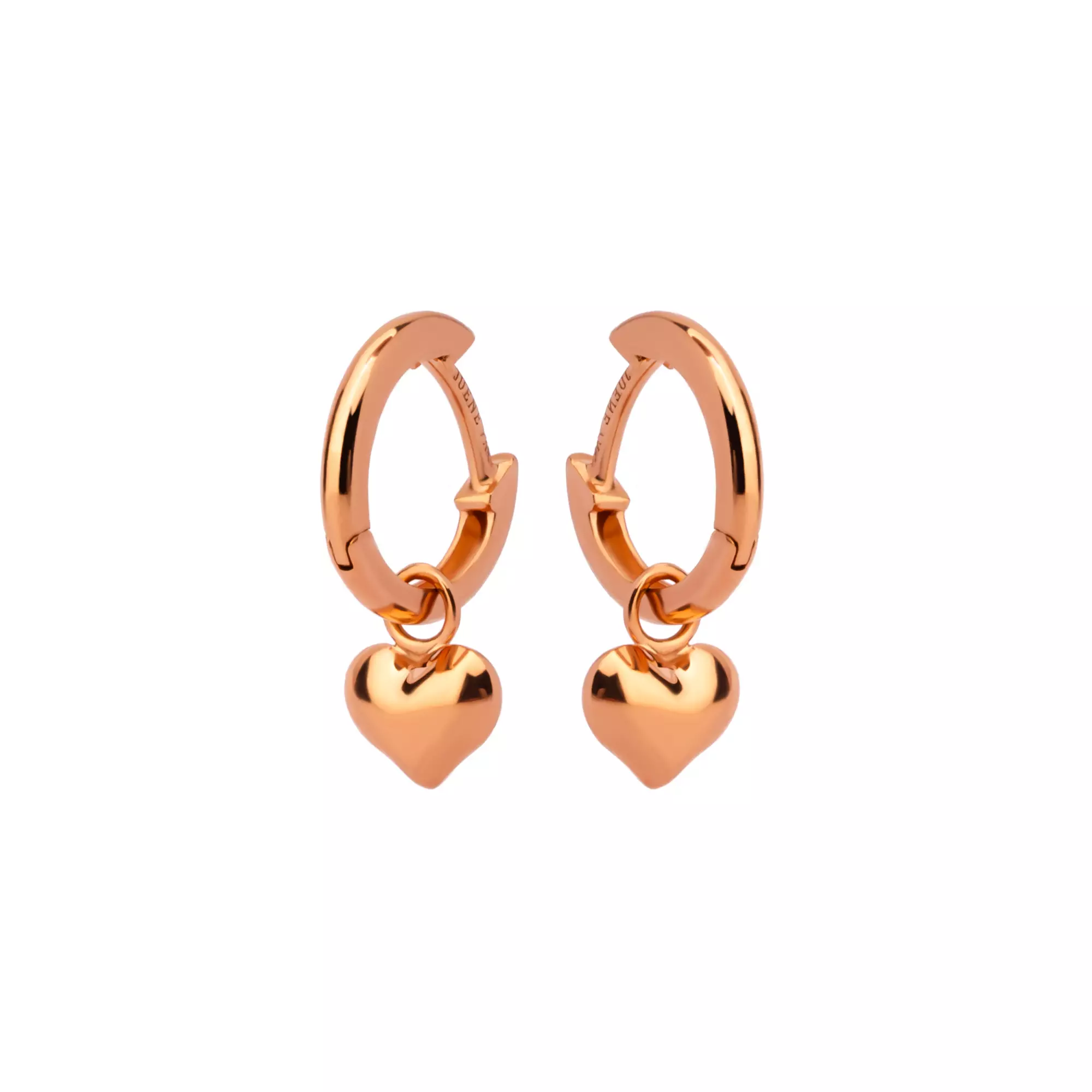 Anting Hoops Emas 7k - Love Bomb Gold Hoops Earring - Bubbly Collection - Juene Jewelry