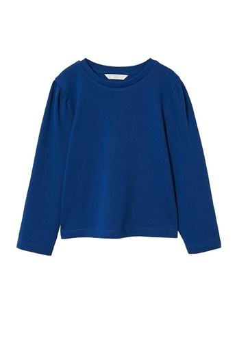 MANGO KIDS blue Puffed Sleeves Sweatshirt C9BAEKAE387E97GS_1