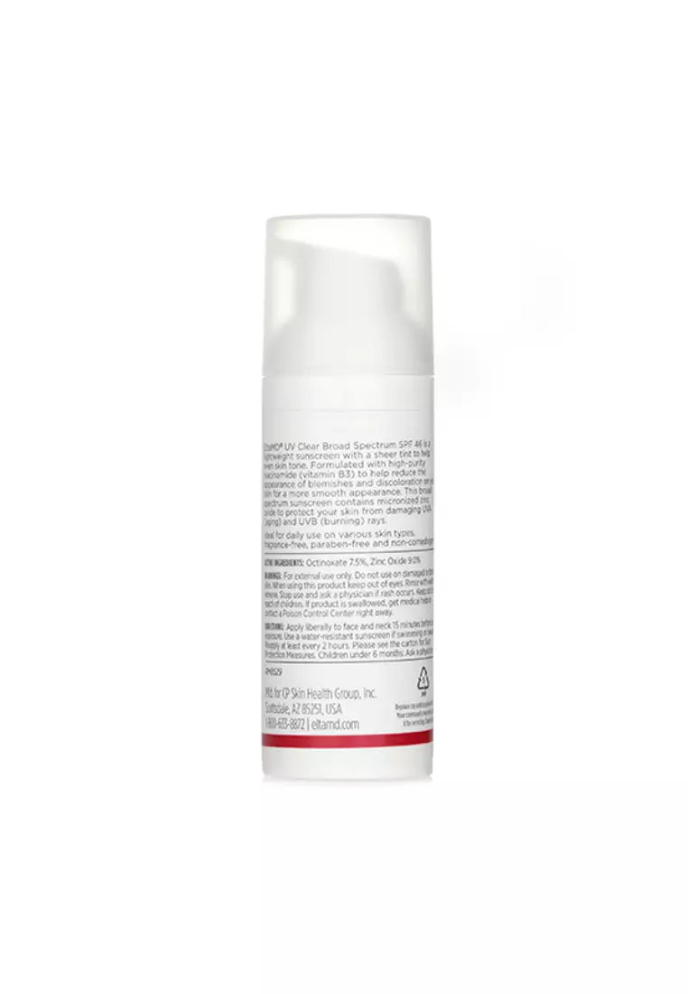 ELTAMD - UV Clear Facial Sunscreen SPF 46 - For Skin Types Prone To Acne.