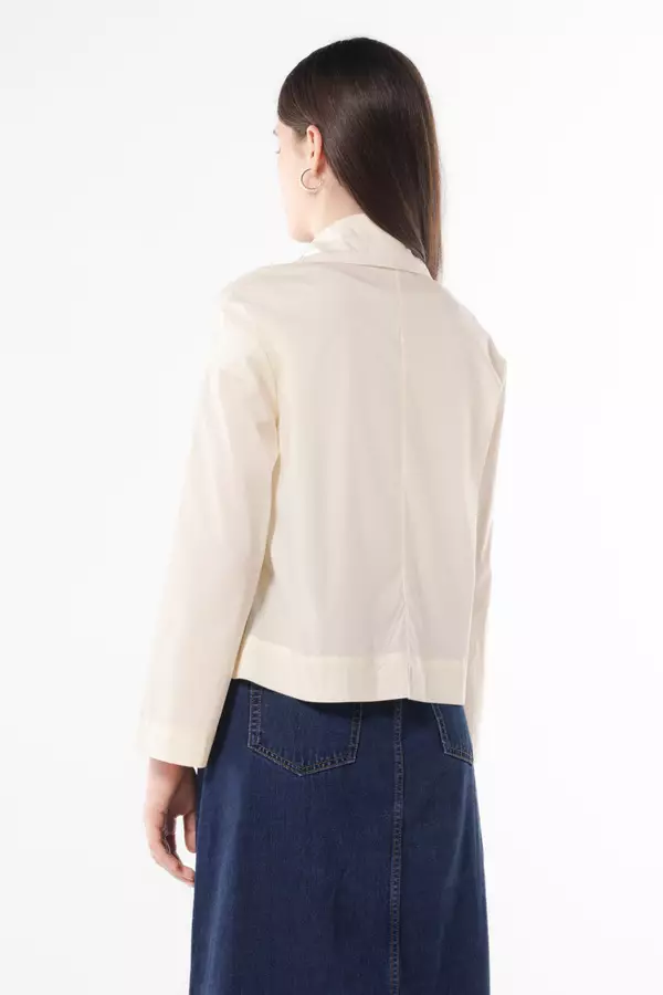 MINIMAL - Blanche - Lightweight Jacket - Off White Colour Offwhite