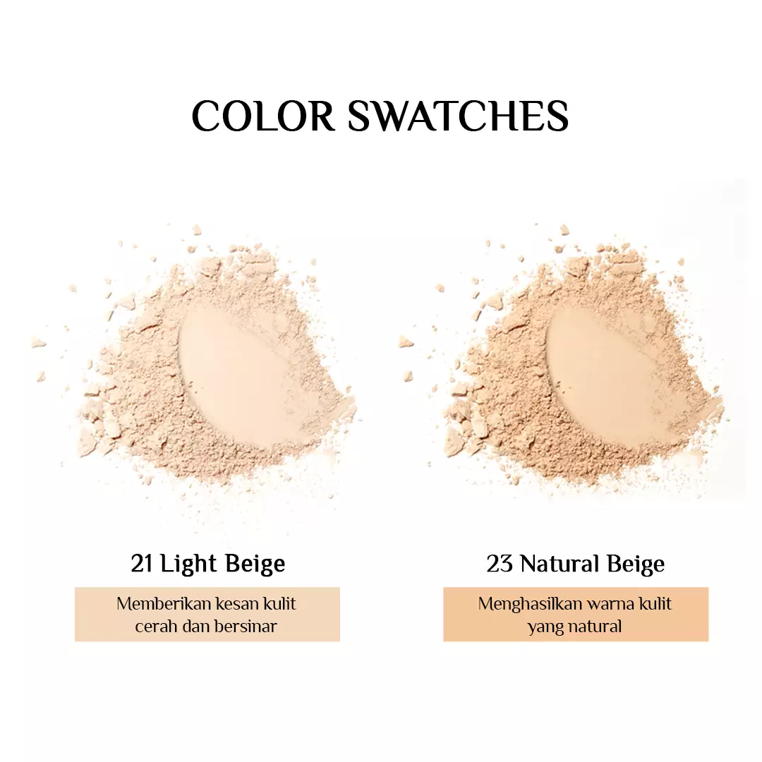 Holika Holika ENPRANI Age Cover Silky Veil Powder Pact - 23 Natural Beige | Bedak Padat Anti Aging