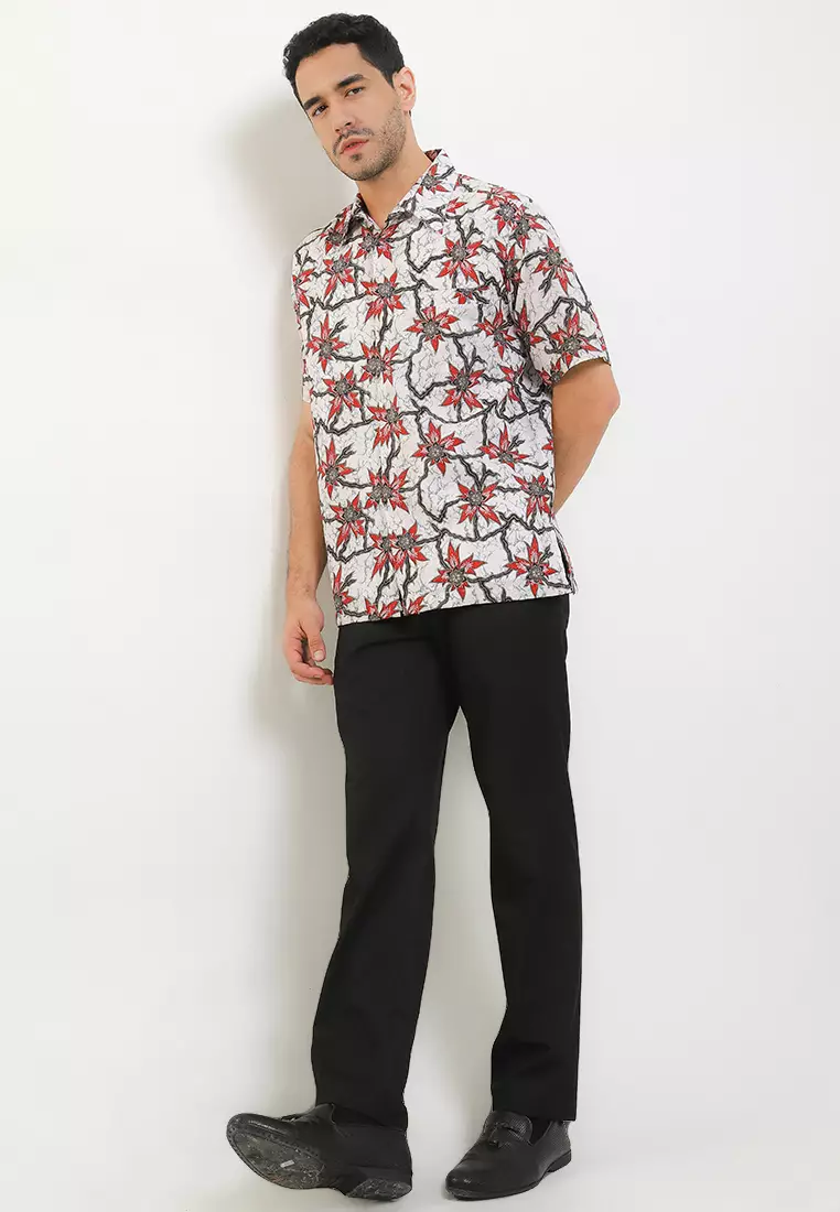 Hem Regular Fit Batik Kembang 2