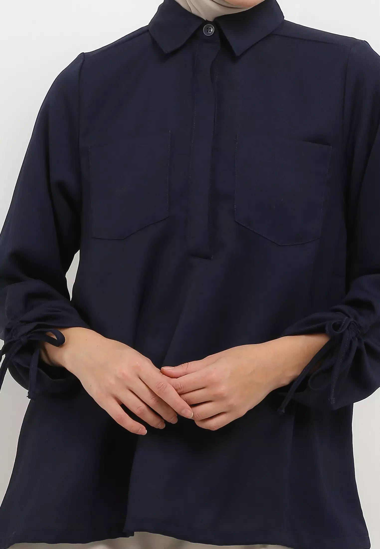 MFMW Akifah Atasan Blouse Dark Navy
