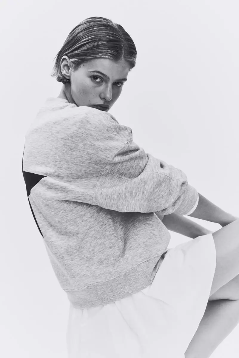 Print-motif sweatshirt