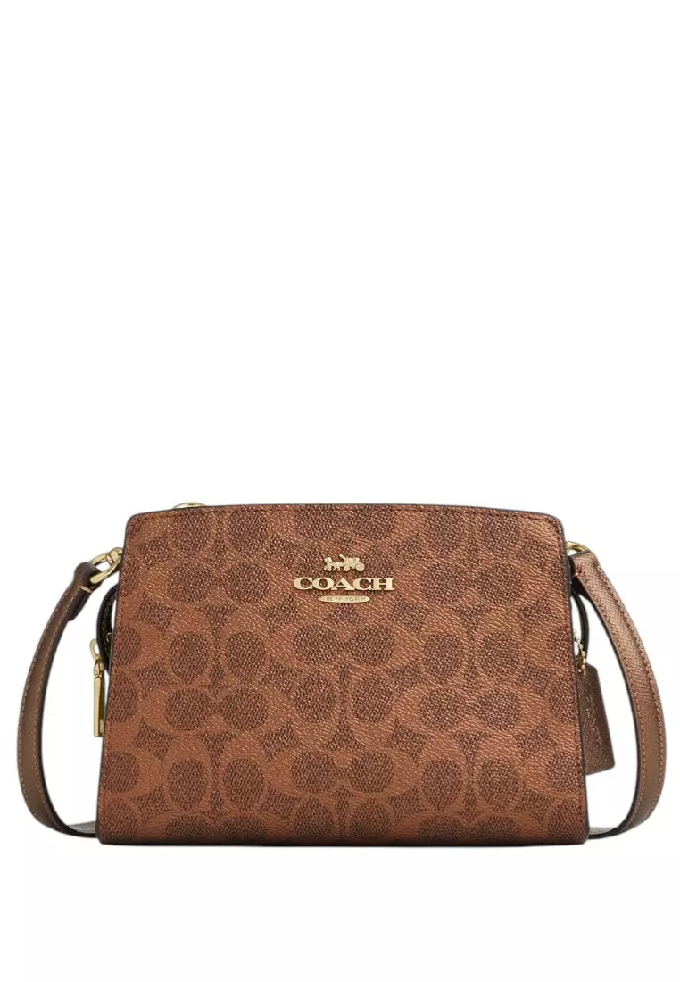 Buy Coach Gia Crossbody Bag In Signature Canvas - Cooper 2026 