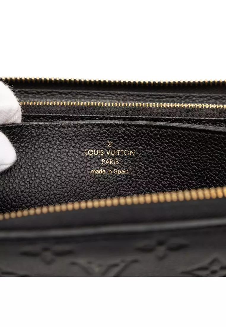 Pre-Loved Louis Vuitton Monogram Empreinte Zippy Long Wallet