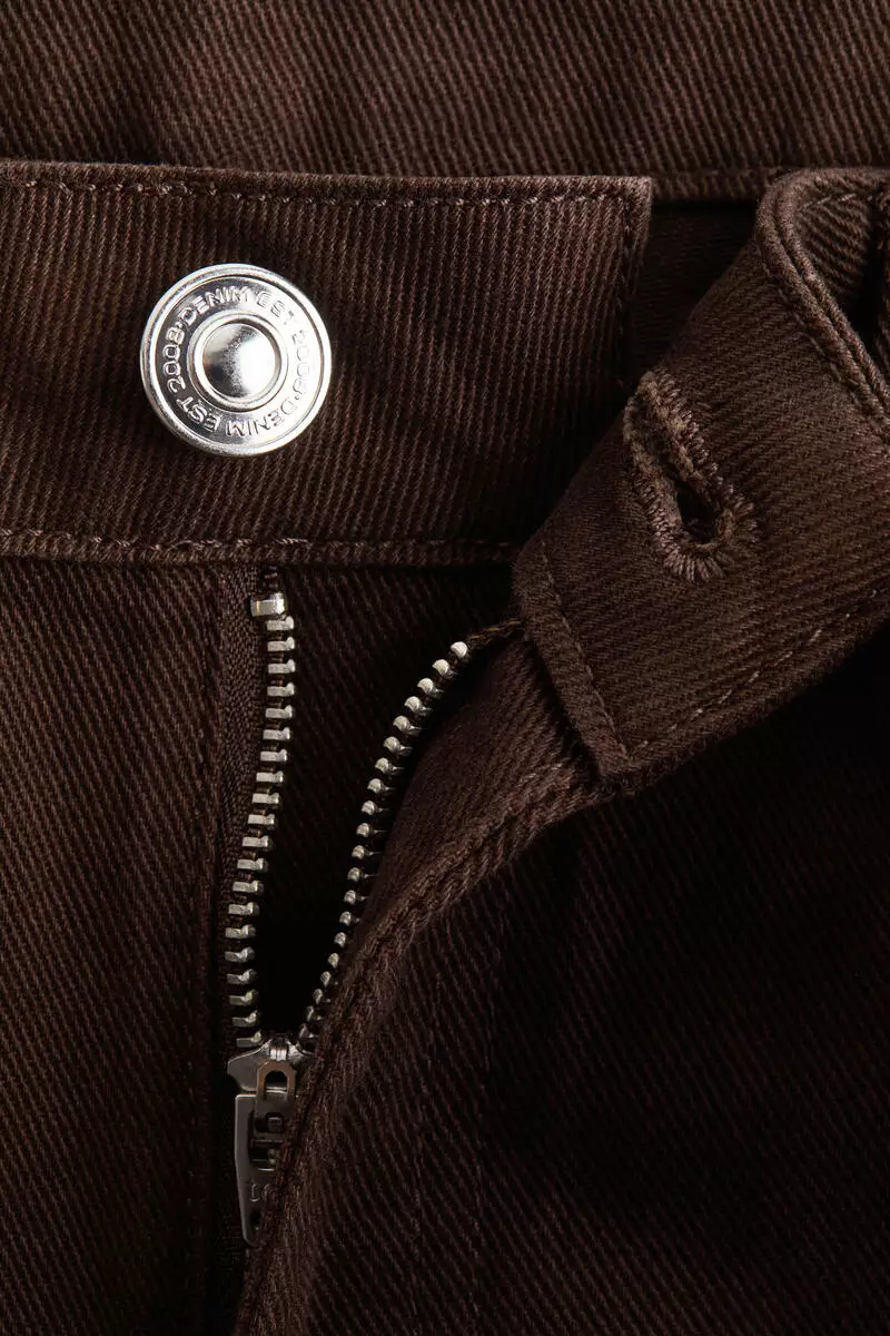 Twill barrel trousers