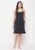 Clovia navy Clovia Print Me Pretty Short Night Dress in Navy - 100% Cotton 44473AA3F2920AGS_1