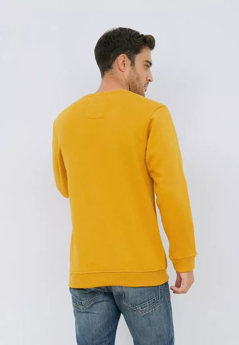 Carvil Sweater Pria CRUZ-MTD MUSTARD