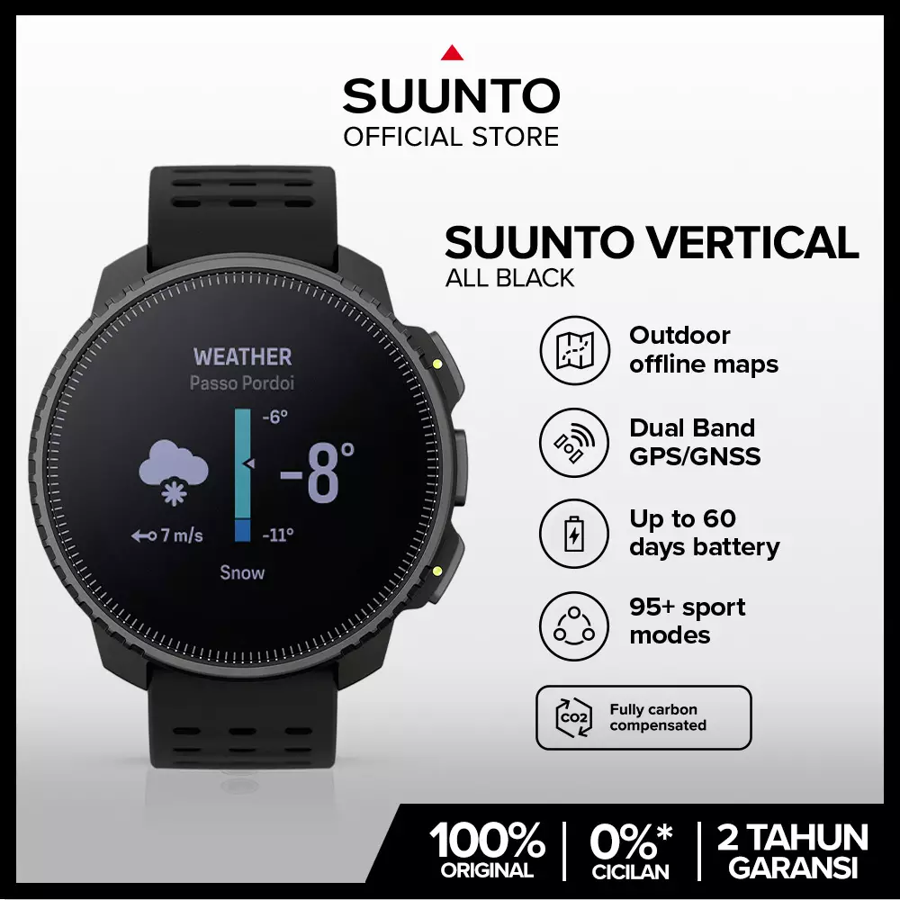 Suunto Vertical All Black - The ultimate adventure watch