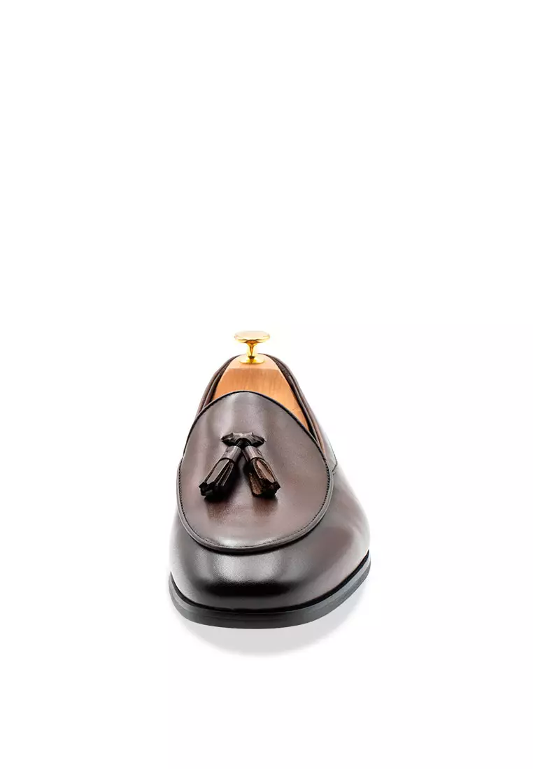 Esquel Walnut Blake Stitch Belgian Loafer