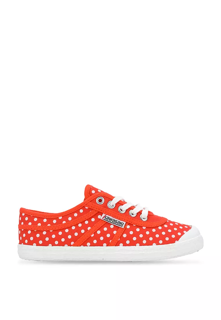 Red polka dot sneakers sale