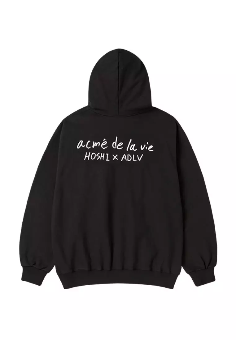 HOSHI X ADLV WAPPEN Hoodie Black